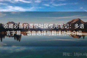 收藏必备的番茄社区使用笔记：多语言字幕、语音选择与翻译功能介绍