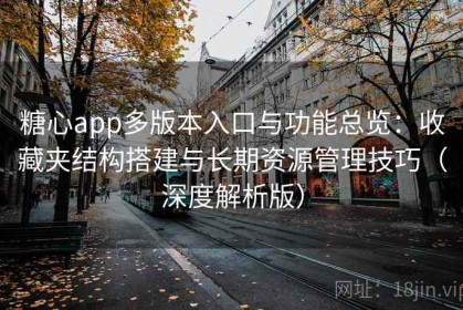 糖心app多版本入口与功能总览：收藏夹结构搭建与长期资源管理技巧（深度解析版）