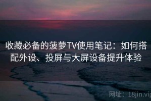 收藏必备的菠萝TV使用笔记：如何搭配外设、投屏与大屏设备提升体验