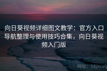 向日葵视频详细图文教学：官方入口导航整理与使用技巧合集，向日葵视频入门版