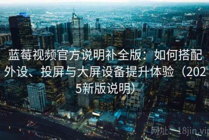 蓝莓视频官方说明补全版：如何搭配外设、投屏与大屏设备提升体验（2025新版说明）