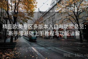 精品欧美专区多版本入口与功能总览：新手零基础上手教程与功能讲解