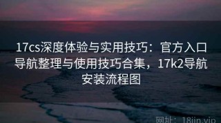 17cs深度体验与实用技巧：官方入口导航整理与使用技巧合集，17k2导航安装流程图