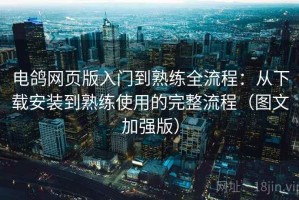 电鸽网页版入门到熟练全流程：从下载安装到熟练使用的完整流程（图文加强版）