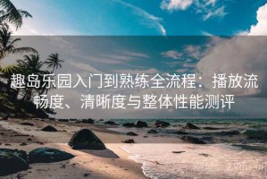 趣岛乐园入门到熟练全流程：播放流畅度、清晰度与整体性能测评