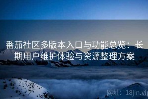 番茄社区多版本入口与功能总览：长期用户维护体验与资源整理方案