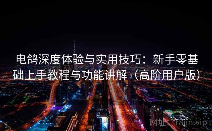 电鸽深度体验与实用技巧:新手零基础上手教程与功能讲解(高阶用户版) 电鸽深度体验与实用技巧:新手零基础上手教程与功能讲解(高阶用户版)