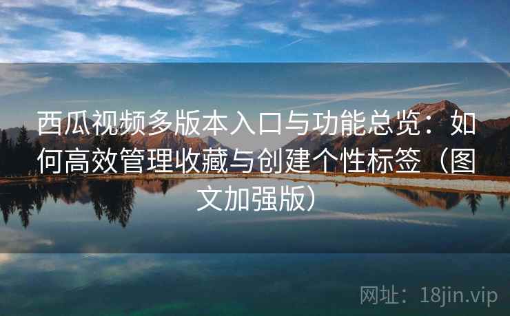 西瓜视频多版本入口与功能总览：如何高效管理收藏与创建个性标签（图文加强版）