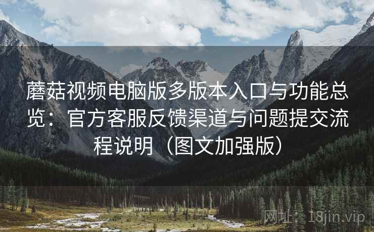 蘑菇视频电脑版多版本入口与功能总览：官方客服反馈渠道与问题提交流程说明（图文加强版）