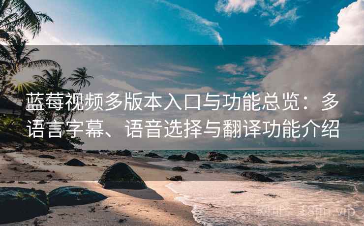 蓝莓视频多版本入口与功能总览:多语言字幕、语音选择与翻译功能介绍 蓝莓视频多版本入口与功能总览:多语言字幕、语音选择与翻译功能介绍